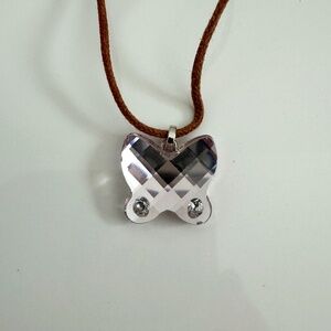 Authentic Swarovski Crystal Butterfly Necklace